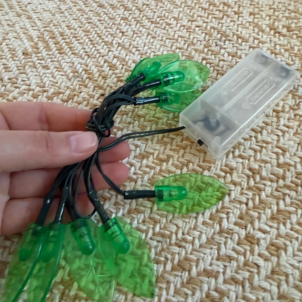 Green Leaf String Lights